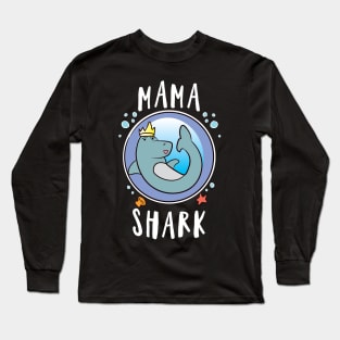 'Mama Shark' Cool Hammerhead Shark Long Sleeve T-Shirt